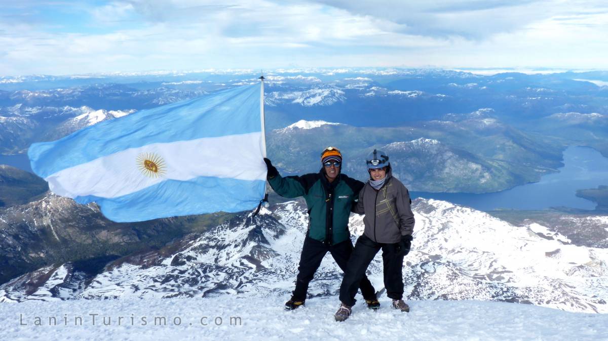 Summit Lanin Volcano