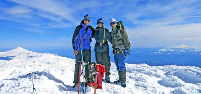 Ascensos al volcán Lanin