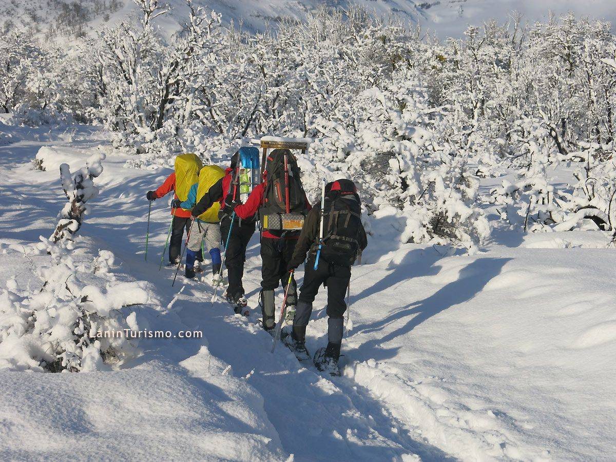 Ascenso al Lanin Invernal