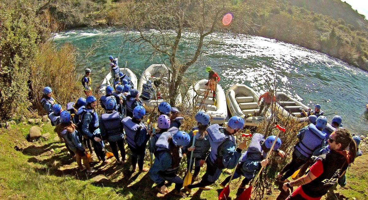 Rafting en río Chimehuin