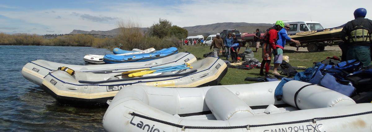 Rafting en río Chimehuin