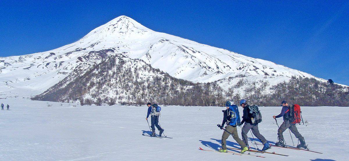 Esquí Nórdico o de Travesía Base del Volcán Lanin